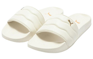 PUMA Lead Cat 2.0 Puffy 'Pristine Ivory Gold' Women's 2 3042608