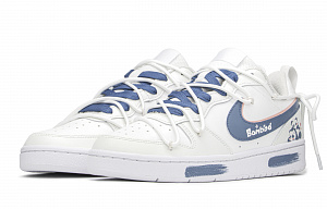Nike Court Borough Height Increasing Low top Skateboard Shoes GS White Purple 2 3042658