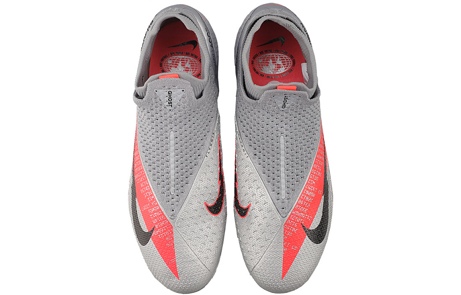 Nike Phantom Vision 2 Elite Df Fg Metallic Grey Crimson