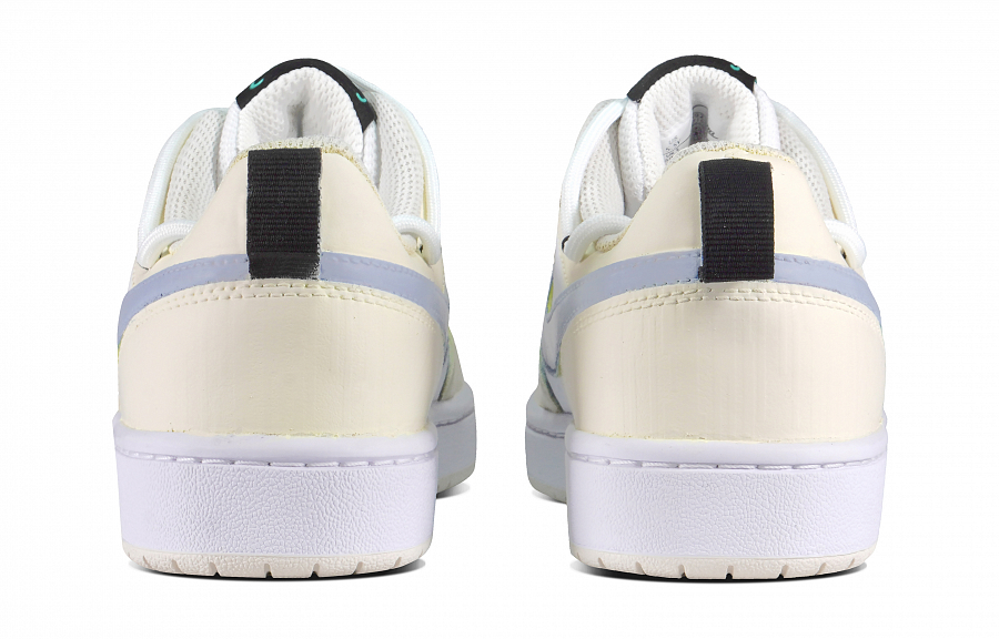Nike Court Borough Series Coverage Anti-Slip And Wear-Resistant Balance Lightweight Low-Top Skateboard Shoes GS Beige