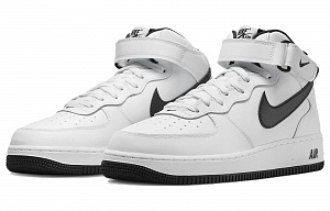 Nike Air Force 1 Mid White Black 2023 2 3044849