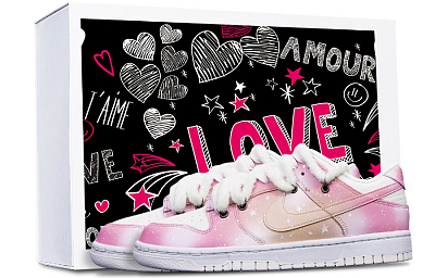 Nike Dunk Skateboard Shoes Women's Low-Top White