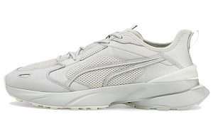 PUMA Pwrframe Op 1 Lth Athleisure Casual Sports Shoe Unisex Gray