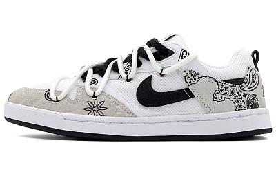 Nike SB Alleyoop Low-Top Skateboard Shoes Men's Beige White Black