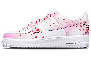 Nike Air Force 1 Skateboard Shoes Women's Low top Pink/Red/White 1 3055641