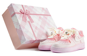 Nike Air Force 1 Low '07 Breathable Low-Top Skateboard Shoes Men's Pink