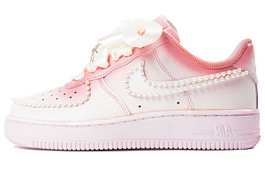 Nike Air Force 1 Low '07 Breathable Low-Top Skateboard Shoes Men's Pink 1 3055697