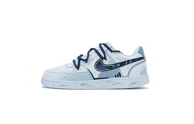 Nike Court Vision 1 Skateboard Shoes Women's Low-Top White