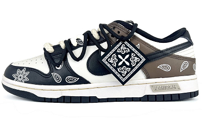 Nike Dunk Black Wear-Resistant Low-Top Skateboard Shoes Men's Black Mocha