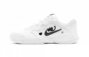 Nike Court Lite 2 Shock Absorbers Slip Resistant Abrasion Resistant Low Top Chunky Sneakers Men's White Black