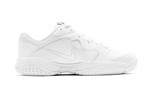 Nike Court Lite 2 Shock Absorbers Slip Resistant Abrasion Resistant Low Top Chunky Sneakers Men's White Black 1 3055922