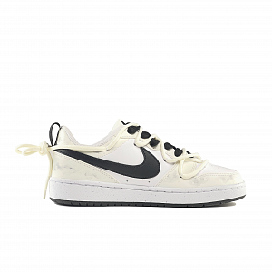 Nike Court Borough LO NCPS Low Top Skateboard Shoes GS Beige White Black 1 3055974