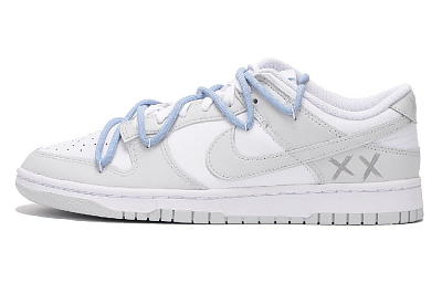 Nike Dunk Low Low-Top Skateboard Shoes Men's Gray