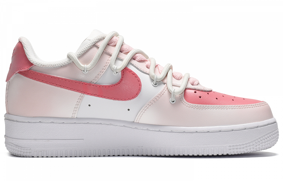 Nike Air Force 1 Skateboard Shoes Men Low-Top White Pink
