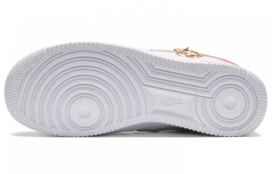 Nike Air Force 1 Skateboard Shoes Men Low-Top White Pink