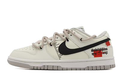 Nike Dunk Skateboard Shoes Women's Low-Top White