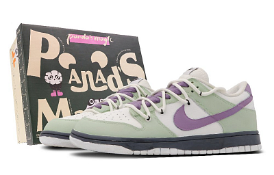 Nike Dunk Skateboard Shoes Women's Low-Top White