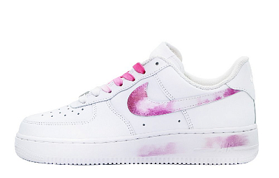 Nike Air Force 1 Low Low 07 Anti-Slip Wear-Resistant Low-Top Skateboard Shoes Men's White Green