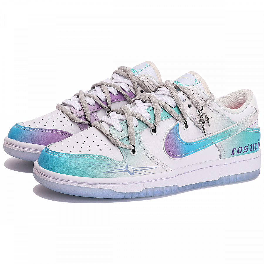Nike Dunk Low Top Skateboard Shoes Women's Blue купить в интернет-магазине Yoocart с быстрой доставкой по России.