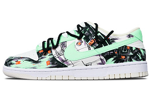 Nike Dunk Low Retro Low Top Skateboard Shoes Men's Green White 1 3057452