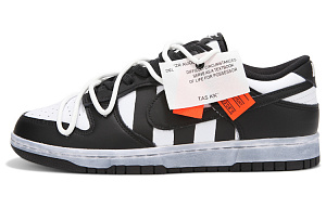 Nike Dunk Skateboard Shoes Men Low-Top Black White