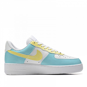 Nike Air Force 1 '07 Air Force 1 Low Top Skateboard Shoes Men's White Yellow Blue 1 3057527