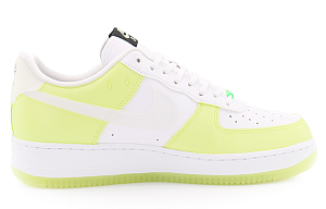 Nike Air Force 1 Low Non slip Lightweight Low Top Skateboard Shoes Women's White Green 1 3057652