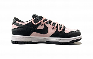 Nike Dunk Low Low-Top Skateboard Shoes Men's Black Pink 1 3057659