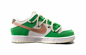 Nike Dunk Low Retro Low-Top Skateboard Shoes Men's Gold Green 1 3057665