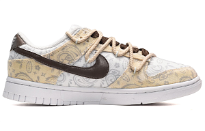 Nike Dunk Skateboard Shoes Women's Low-Top Yellow-white-brown 1 3057686