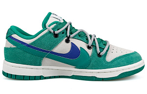 Nike Dunk Low Top Skateboard Shoes Women's White Green Gray Blue 1 3057693