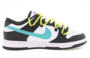 Nike Dunk Low Anti Slip Wear Resistant Low Top Skateboard Shoes Women's Black White 1 3057700
