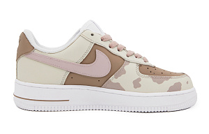Nike Air Force 1 Low Top Skateboard Shoes Men's Beige Brown 1 3057707