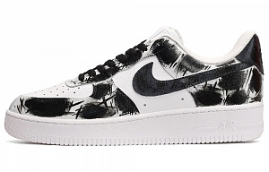 Nike Air Force 1 Air Force 1 Low-Top Skateboard Shoes Men's Black White Blue