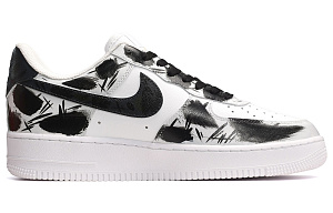 Nike Air Force 1 Air Force 1 Low-Top Skateboard Shoes Men's Black White Blue 1 3057713
