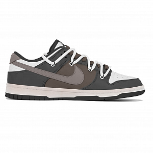 Nike Dunk Anti-Slip And Wear-Resistant Lightweight Low-Top Skateboard Shoes Unisex Black Brown 1 3057762