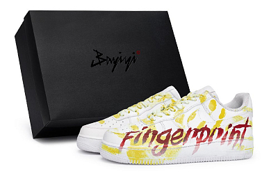 Nike Air Force 1 Skateboard Shoes Unisex Low-Top Yellow/Red