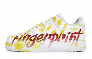 Nike Air Force 1 Skateboard Shoes Unisex Low top Yellow/Red 1 3057859