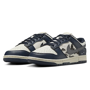 Nike Dunk Slip-Resistant Cushioning Wear-Resistant Low-Top Skateboard Shoes Unisex Blue White 2 3058461