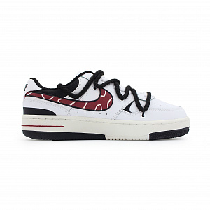 Nike Gamma Force Anti-Slip And Wear-Resistant Lightweight Low-Top Skateboard Shoes Women's Black White 1 3058472