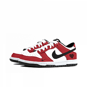 Nike Dunk I Want To Go To IDO Anti-Slip Wear-Resistant Low-Top Skateboard Shoes Unisex Red 2 3058478