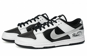 Nike Dunk Anti-Slip And Wear-Resistant Lightweight Low-Top Skateboard Shoes Unisex Black White Gray 2 3058603