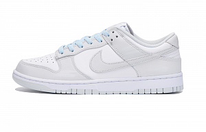 Nike Dunk Coverage Anti-Slip And Wear-Resistant Low-Top Skateboard Shoes Unisex Blue Gray 1 3058624