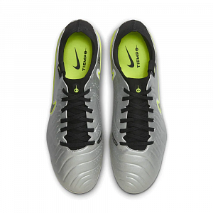 Nike Tiempo Legend 10 Pro Ag Metallic Silver Volt Black 2 3058646
