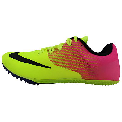 Nike Zoom Rival Running Shoes Men Low-Top Yellow Pink