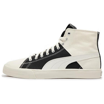 PUMA Bari Canvas Shoes Unisex Mid-Top White Black