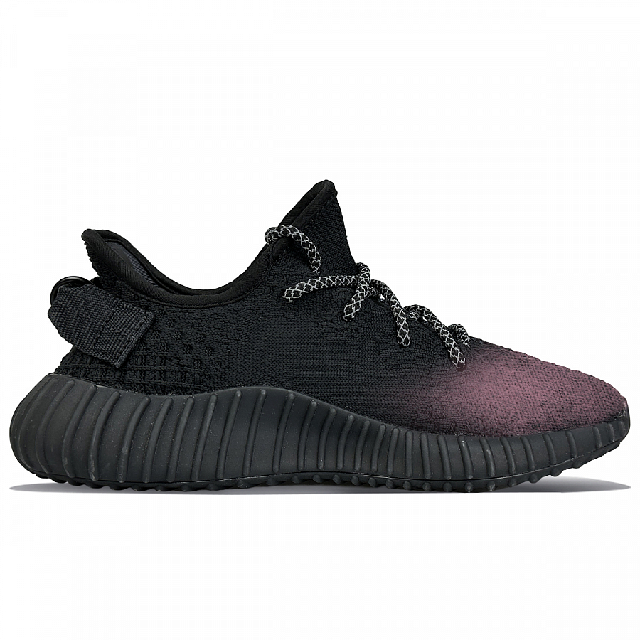 Adidas Originals Yeezy Boost 350 V2 Anti-Slip Wear-Resistant Low-Top Casual Shoes Unisex Black Red