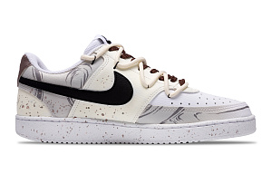 Nike Court Vision Anti-Slip And Wear-Resistant Lightweight Low-Top Skateboard Shoes Men's Yellow Brown 1 3060651