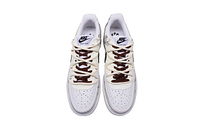 Nike Court Vision Anti-Slip And Wear-Resistant Lightweight Low-Top Skateboard Shoes Men's Yellow Brown 3 3060653
