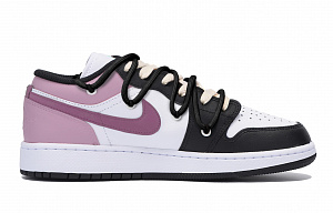 Jordan Air Jordan 1 Vintage Basketball Shoes Men's Low top Black Pink 2 3060750